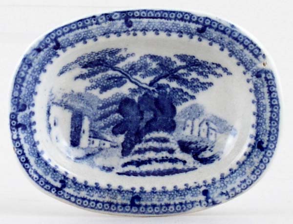 Toy Meat Dish or Platter c1830